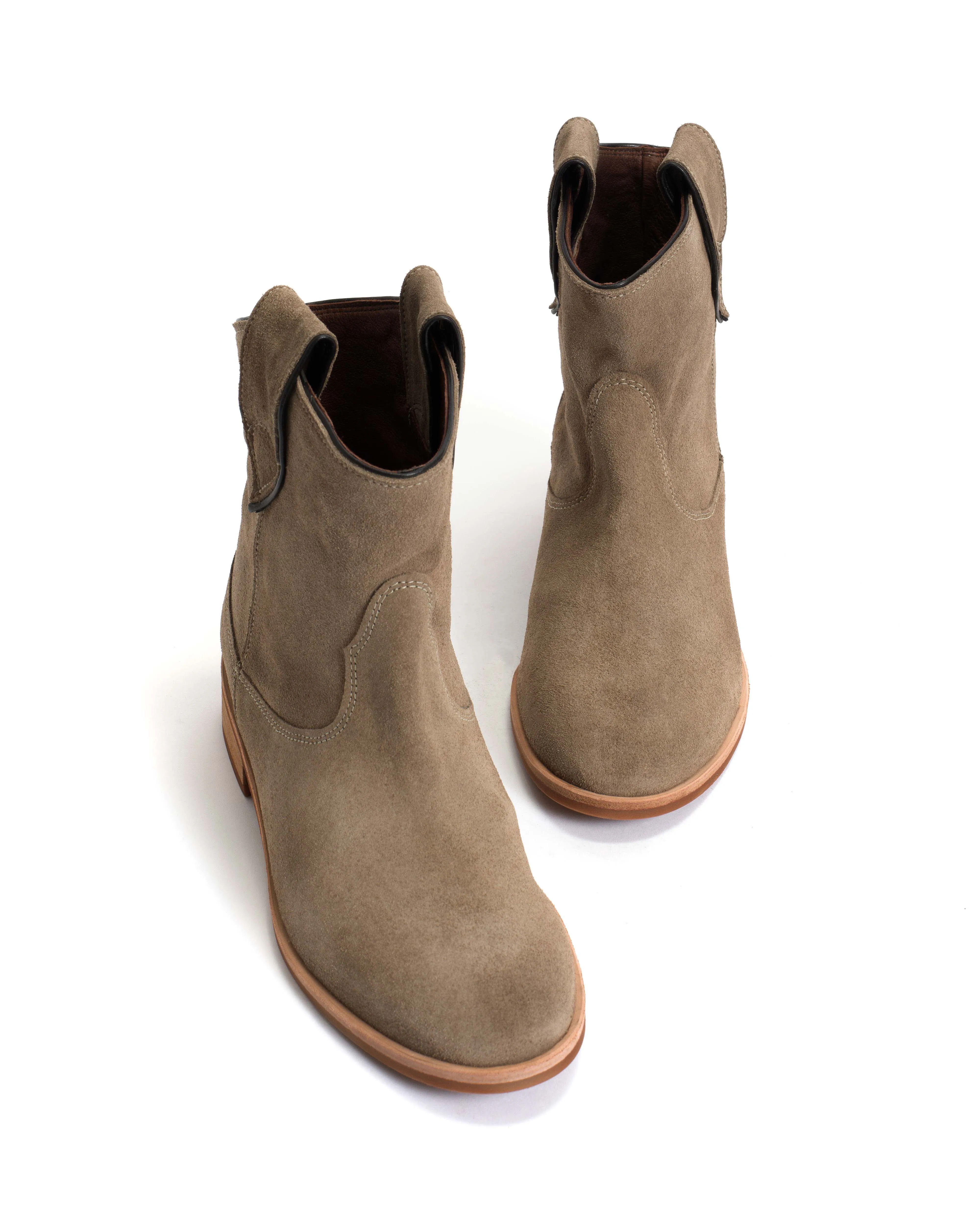 Monja Calf suede Mushroom