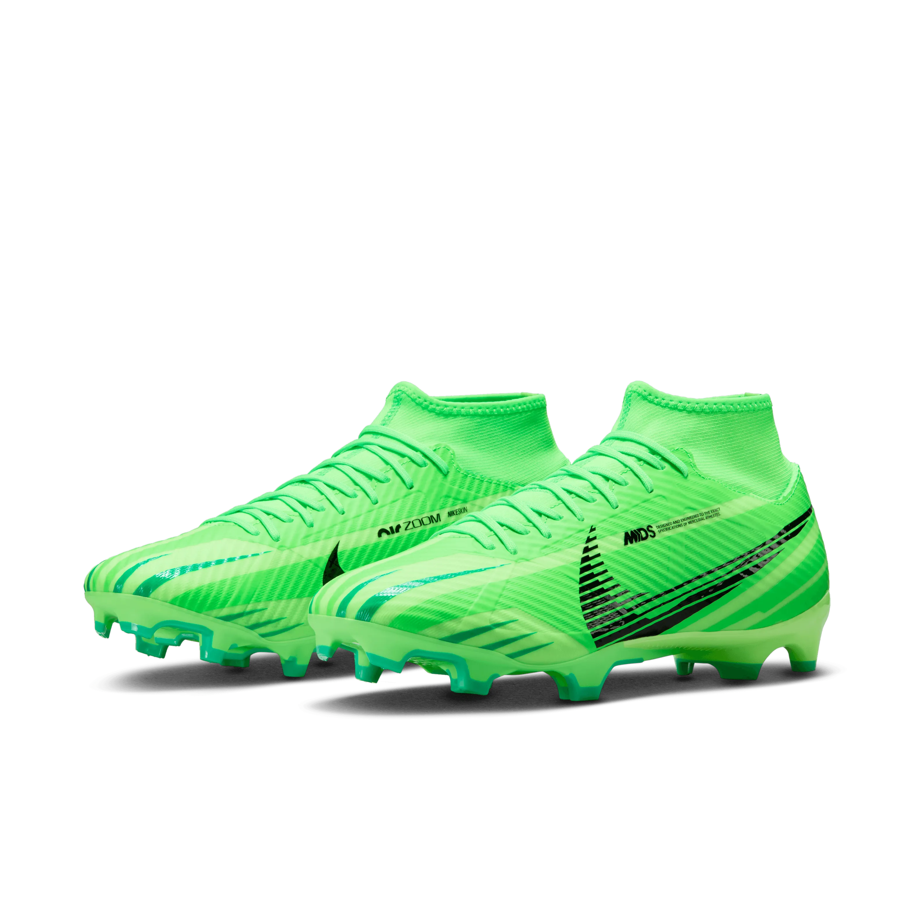 Nike Jr. Mercurial Superfly CR7 9 Club  FG/MG-Green Strike