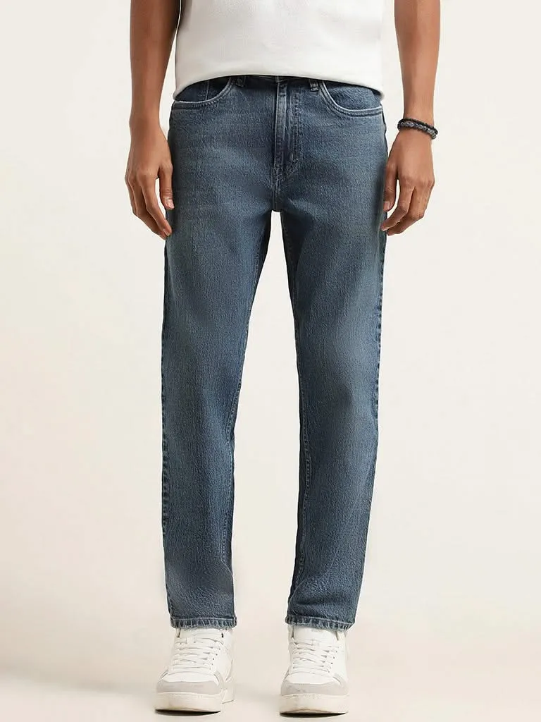 Nuon Blue Slim - Fit Mid - Rise Jeans