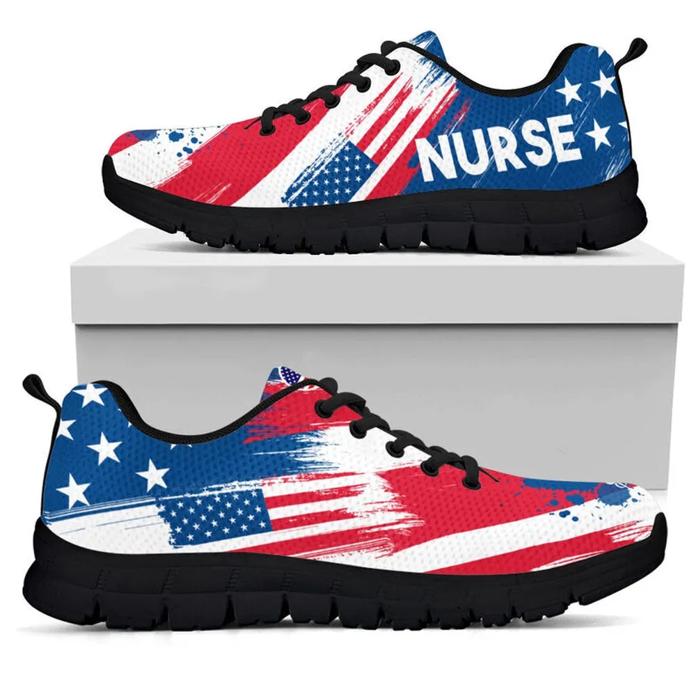 Nurse Sneaker, Nurse Usa Brush Sneakers Shoes, Best Shoes For Nurses