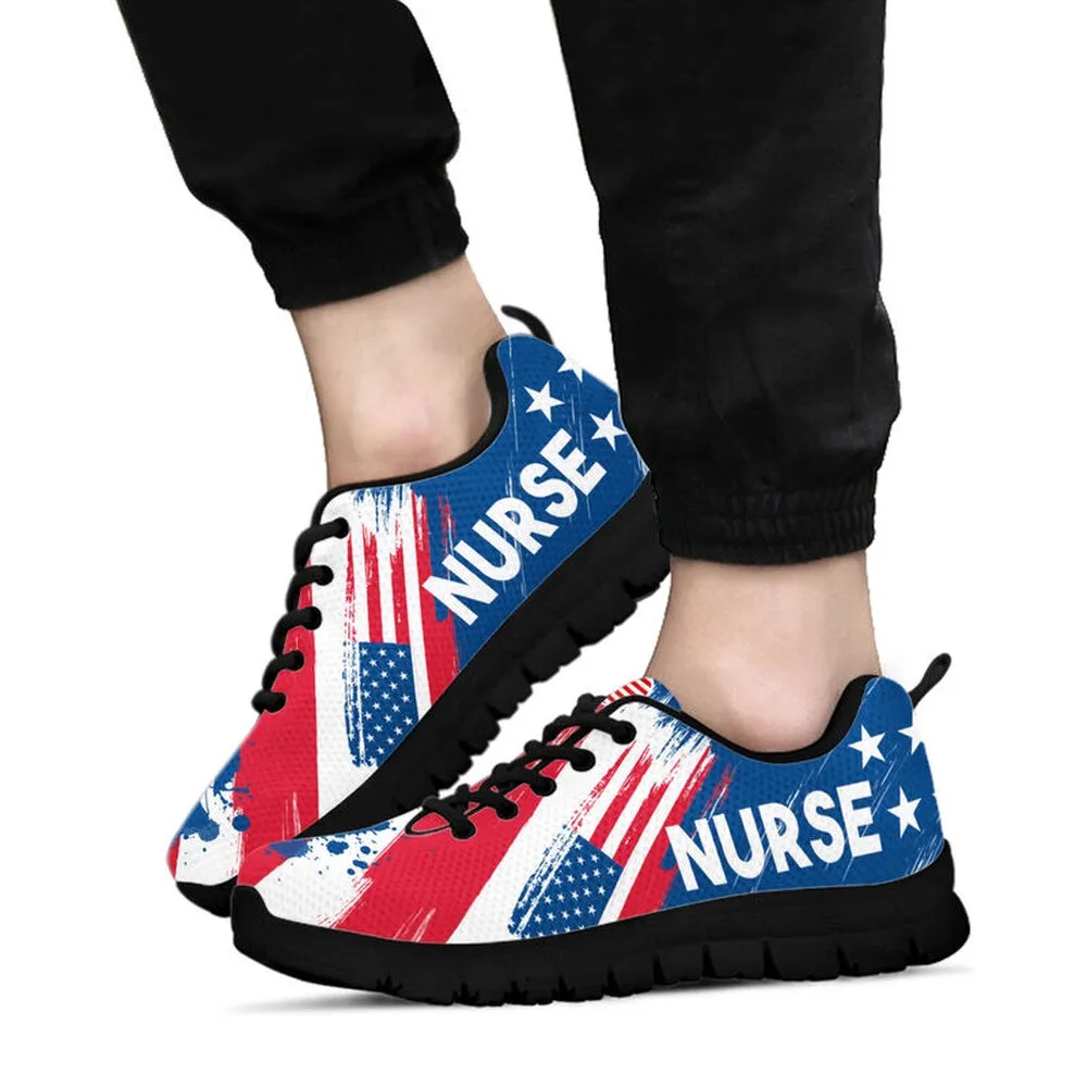 Nurse Sneaker, Nurse Usa Brush Sneakers Shoes, Best Shoes For Nurses