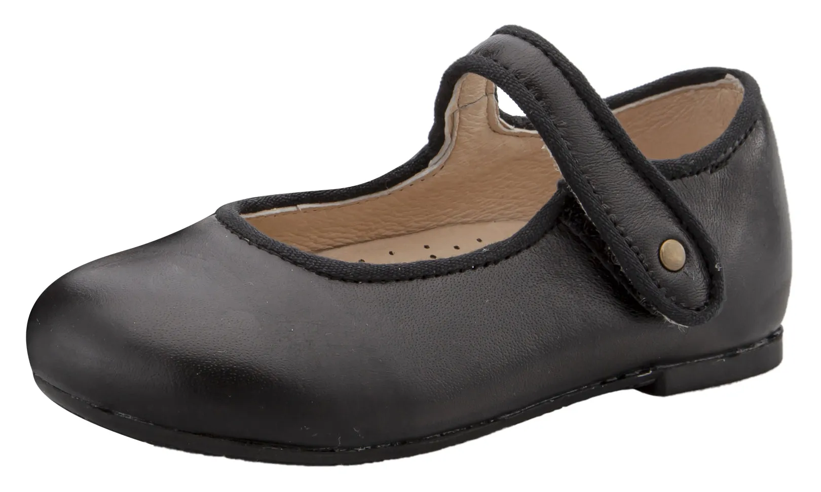 Old Soles Girl's 803 Lady Jane Mary Jane, Black