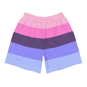 Omnisexual Flag Long Athletic Shorts