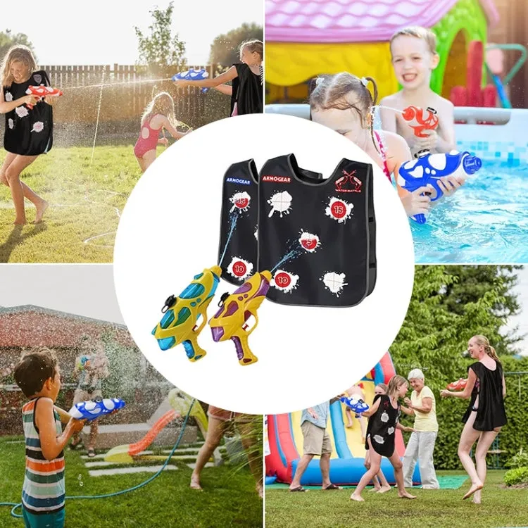 Outdoor Water Play Equipment Meets Water Color Change Vest With Toy Sprinkler