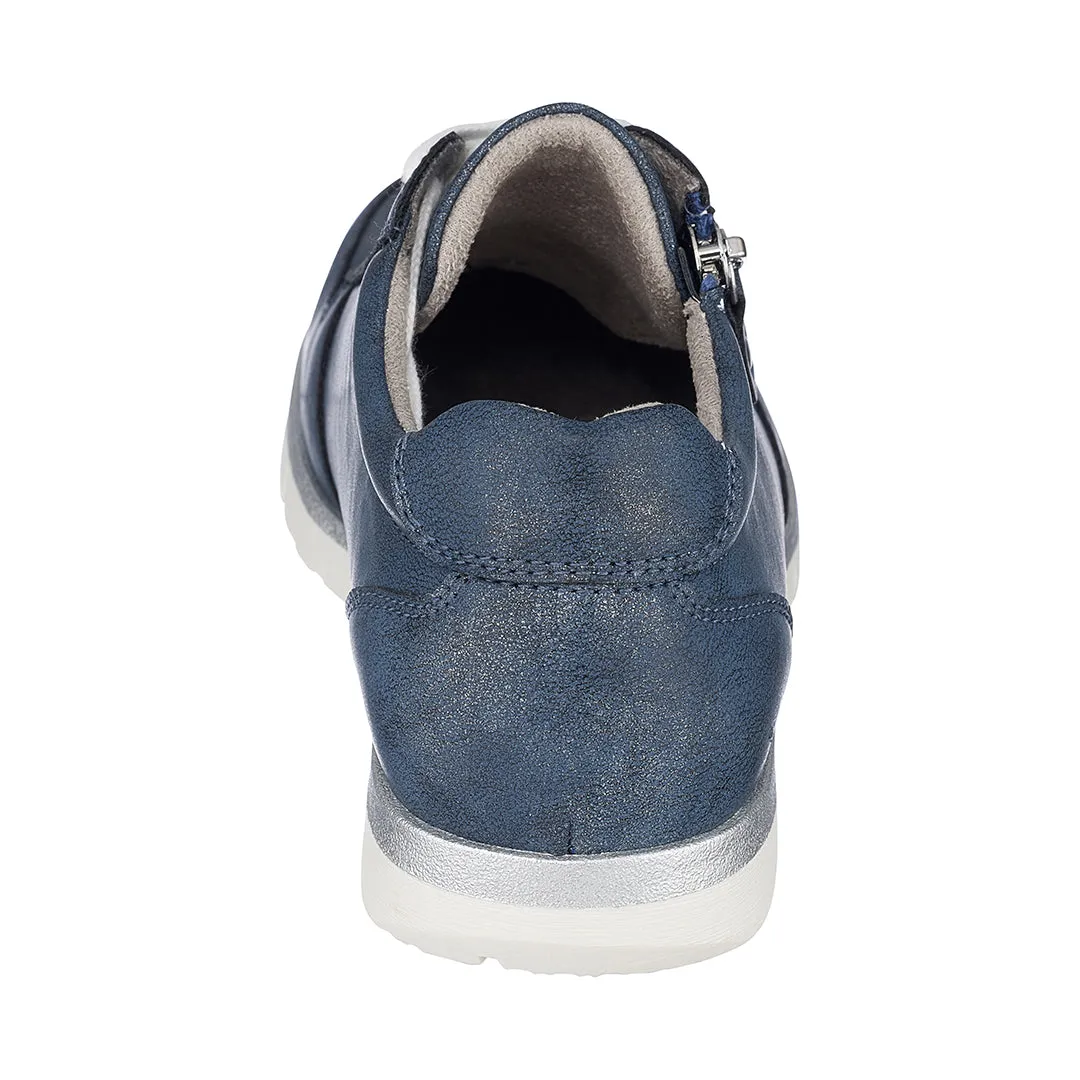 Palmer Navy Print Sneakers