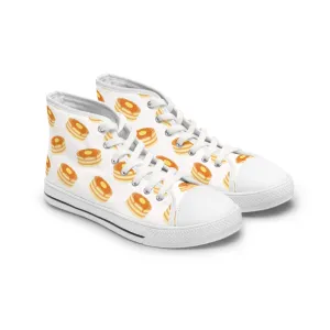 Pancakes with Butter and Maple Syrup Women's High Top Sneakers