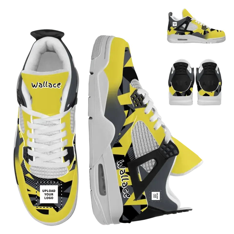 Personalized Sneakers, Custom Sneakers, Put name or business name on it, AJ4-C05200