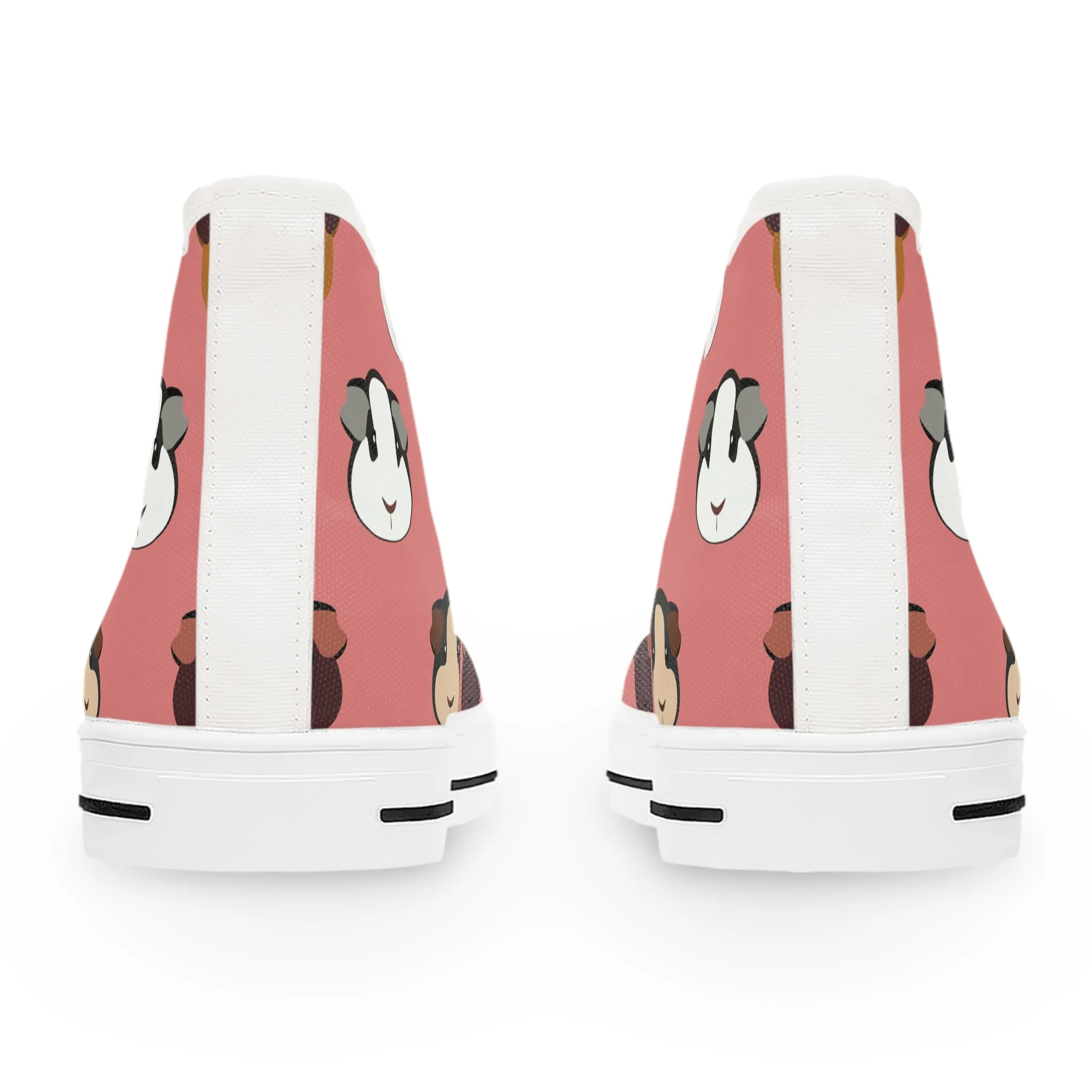 Pink Guinea Pigs Women's High Top Sneakers