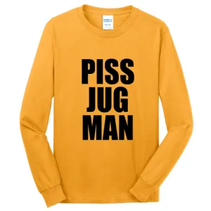 PISS JUGMAN TEXT Long Sleeve Core Cotton Tee