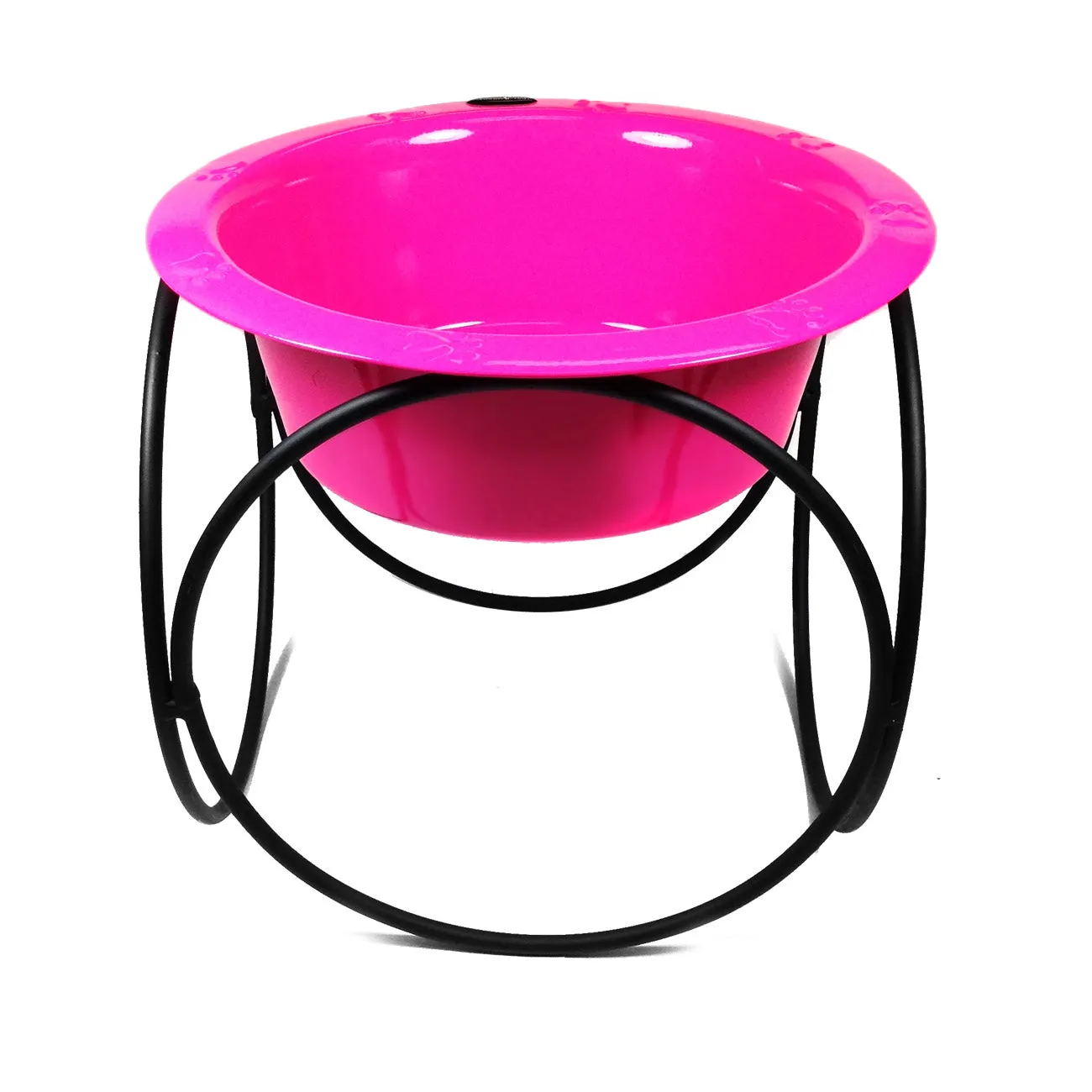 Platinum Pets Olympic Single Raised Feeder Wide Rimmed Dog Bowl (1 x 2 Cups)