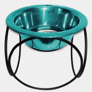 Platinum Pets Olympic Single Raised Feeder Wide Rimmed Dog Bowl 62 oz (8 Cups)