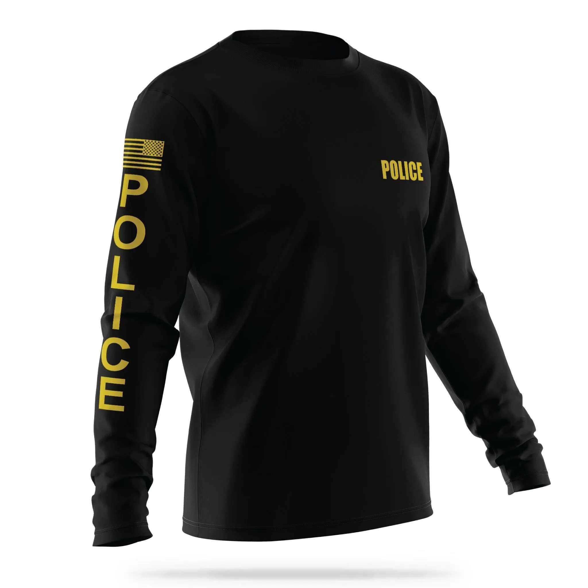 [POLICE] Men's Utility Long Sleeve [BLK/GLD]