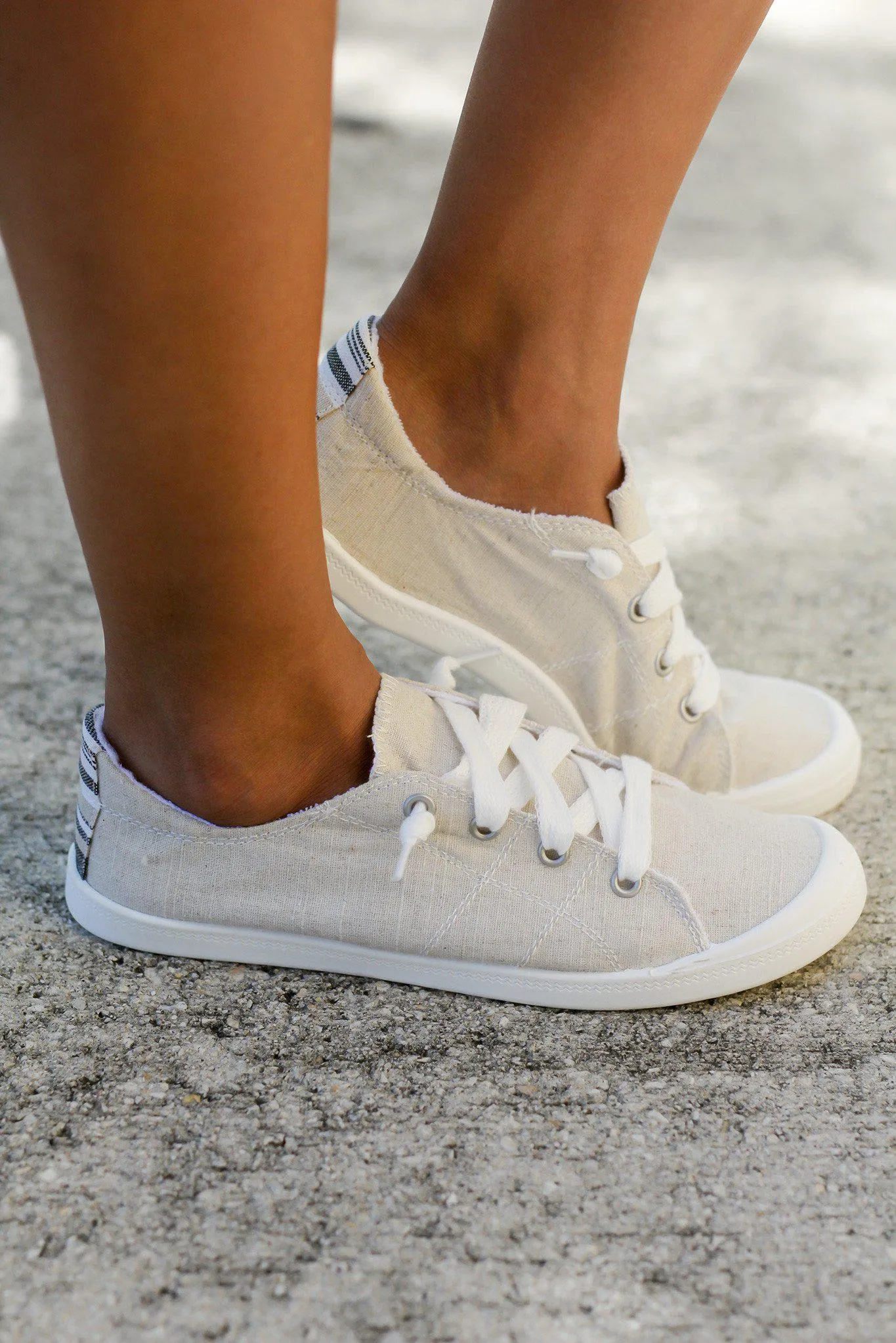 Rae Cream Sneakers