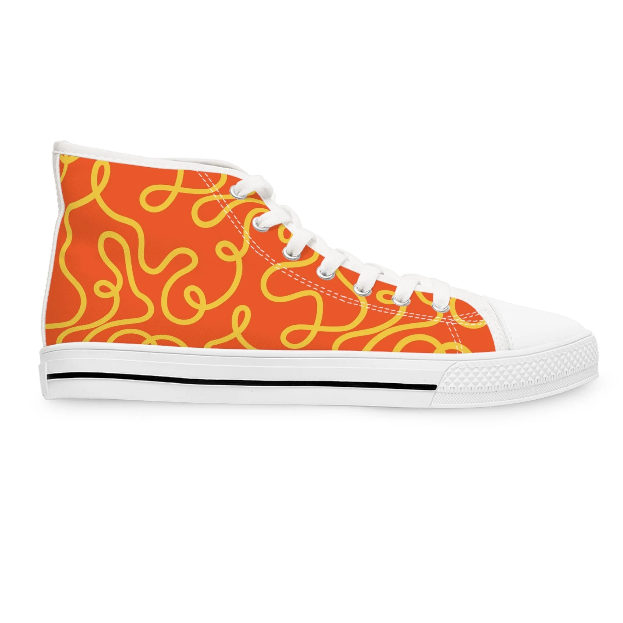 Ramen Noodle Women's High Top Sneakers