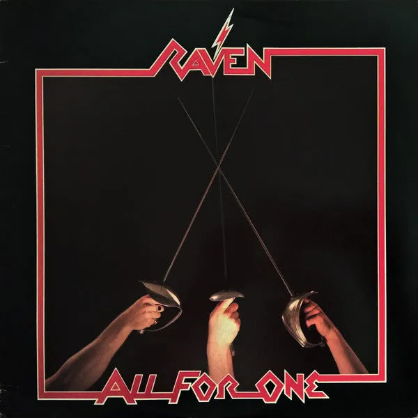 Raven (6) - All For One (LP, Album) (NM or M-)