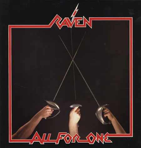 Raven  - All For One (LP, Album) (VG )