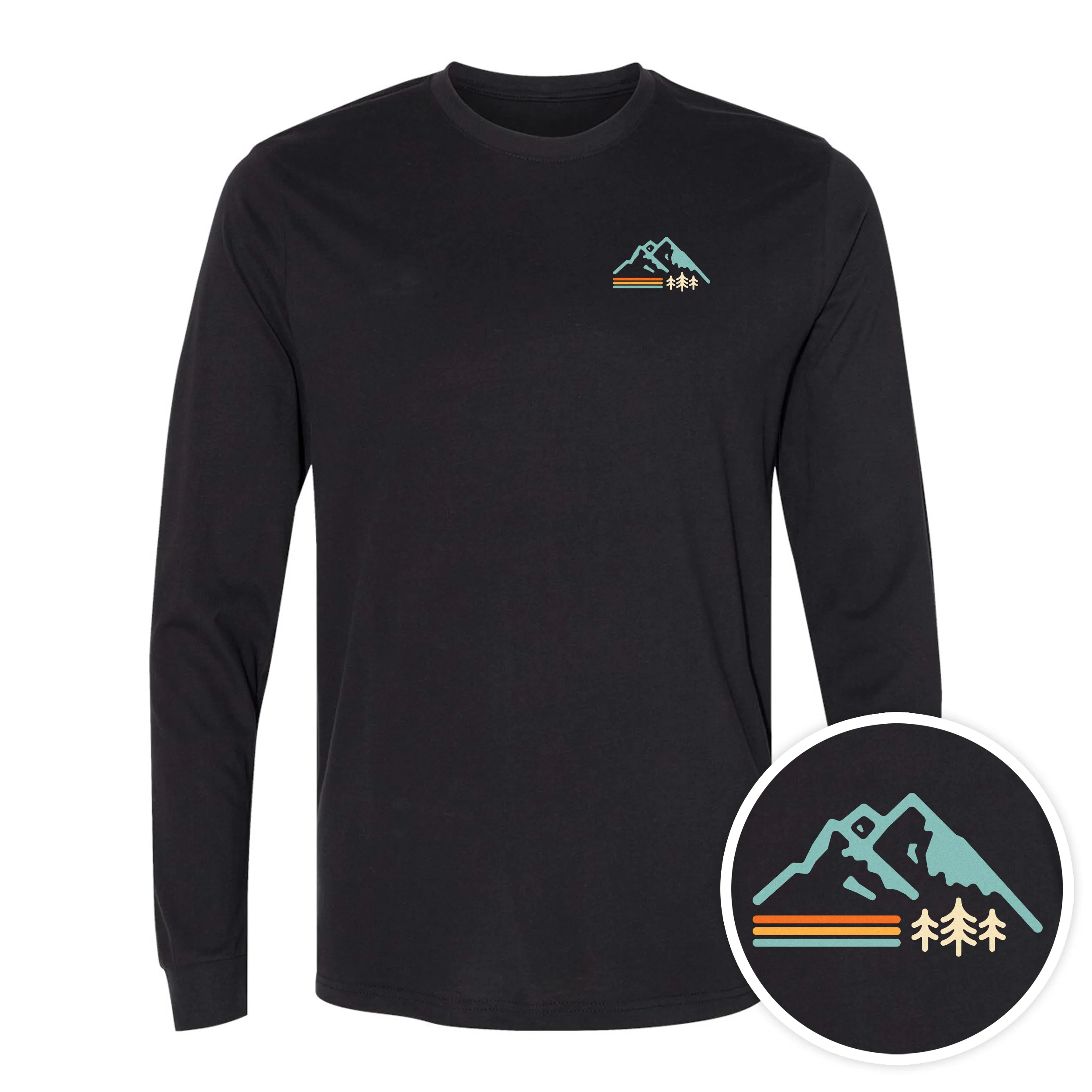 Retro Mountain CloudFit Long Sleeve