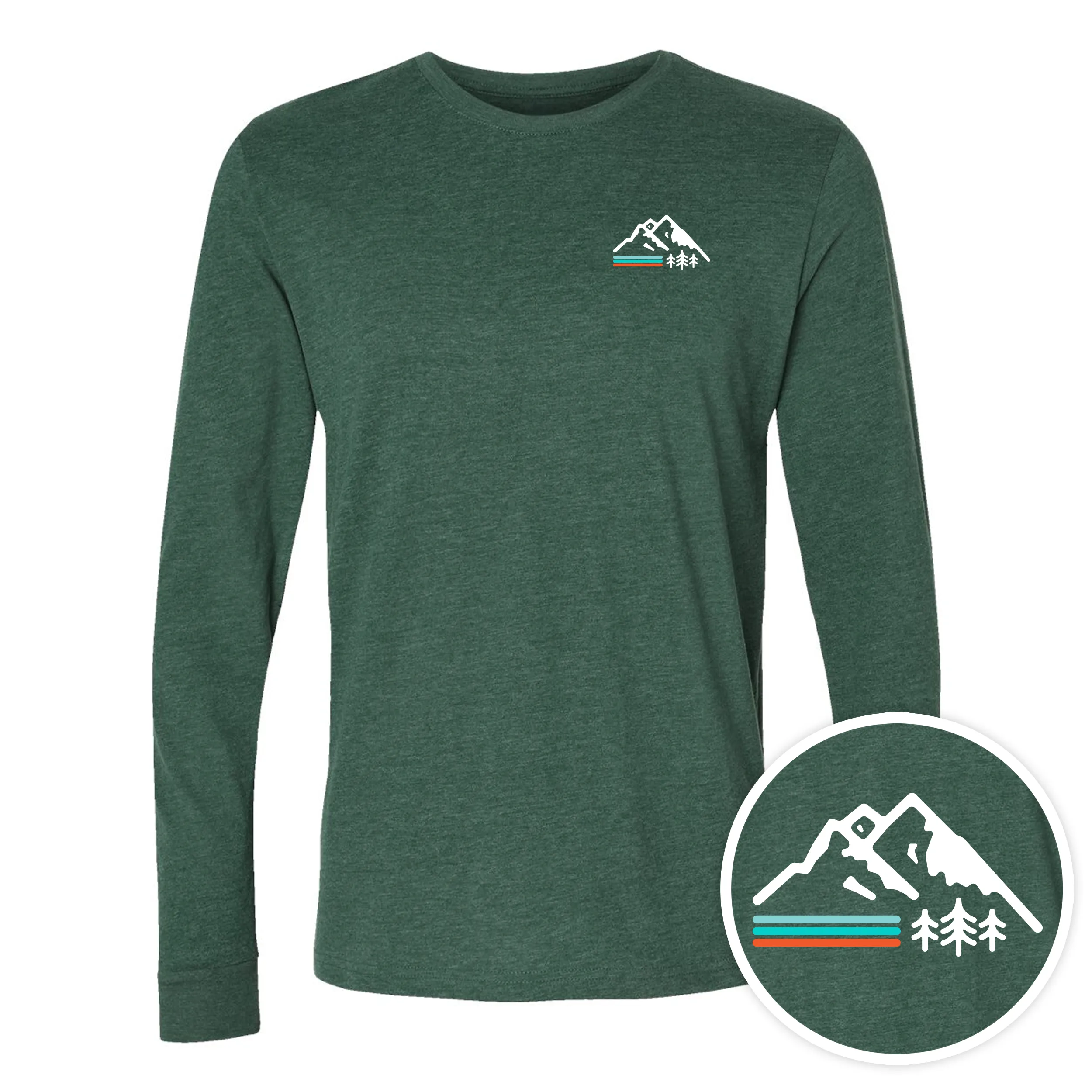 Retro Mountain CloudFit Long Sleeve