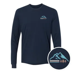 Retro Mountain CloudFit Long Sleeve