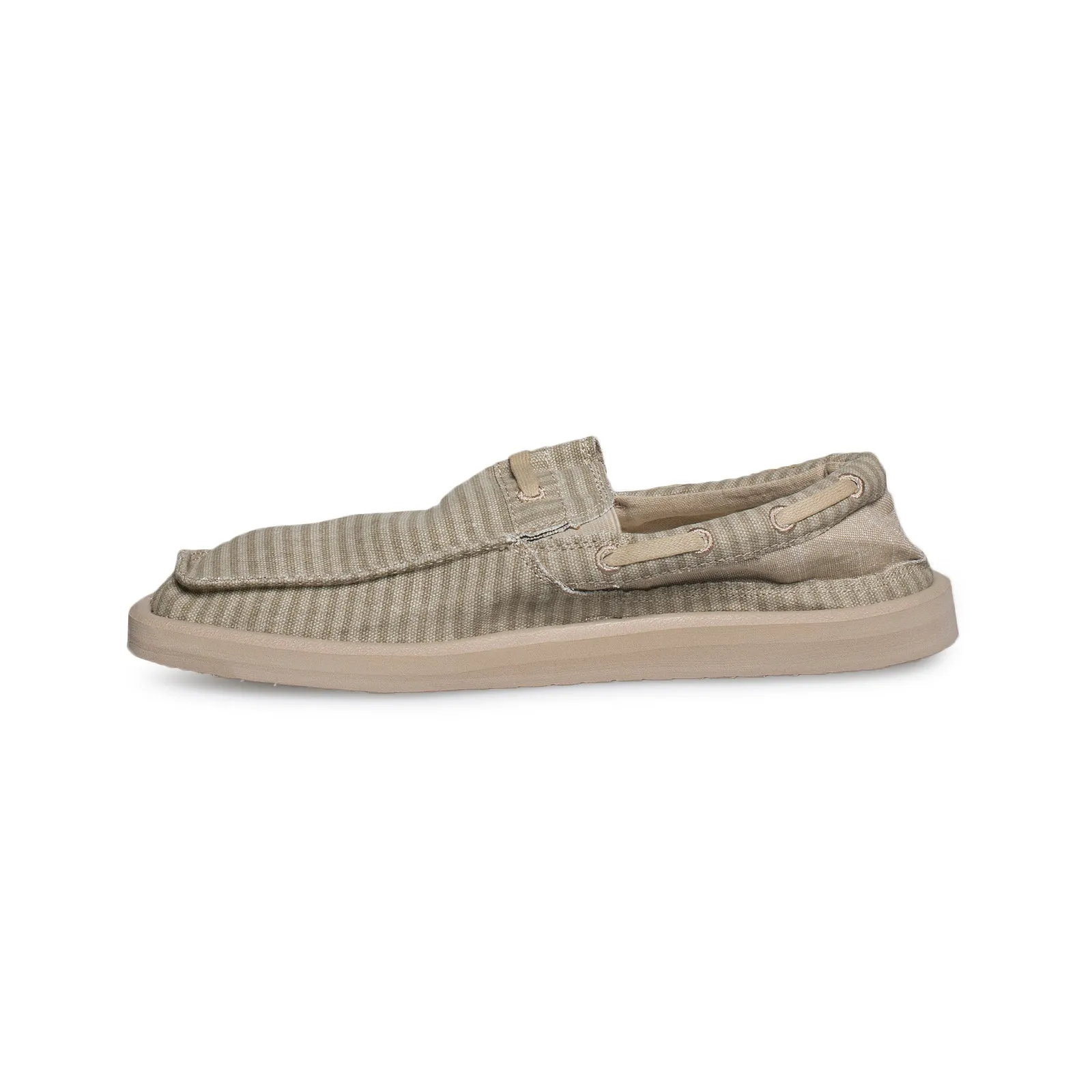 SANUK Skipjack Washed Tan Stripe Shoes - Men's