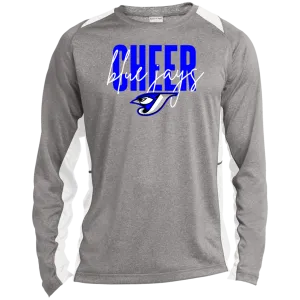 Script Cheer ST361LS Long Sleeve Heather Colorblock Performance Tee