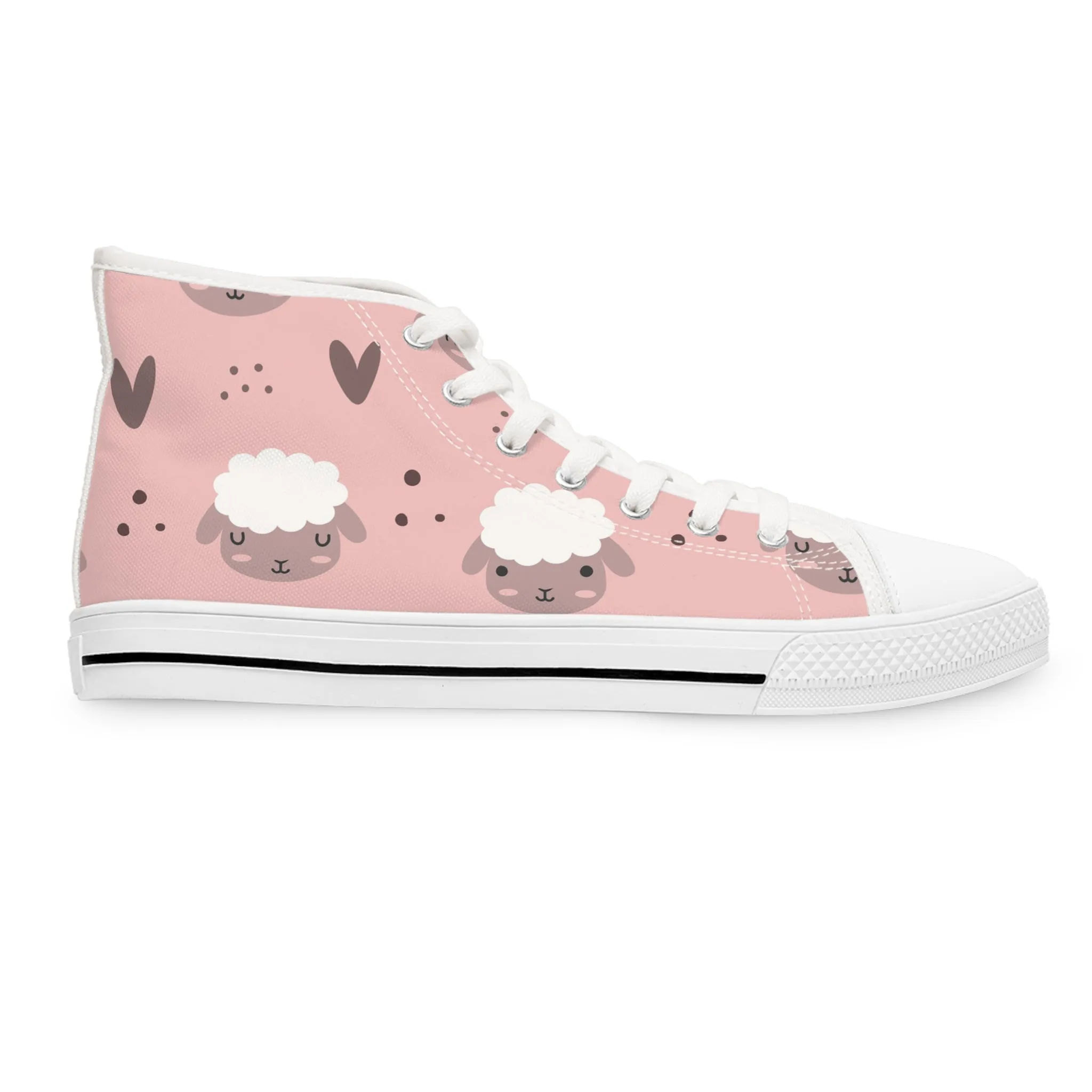 Sheep Women's High Top Sneakers