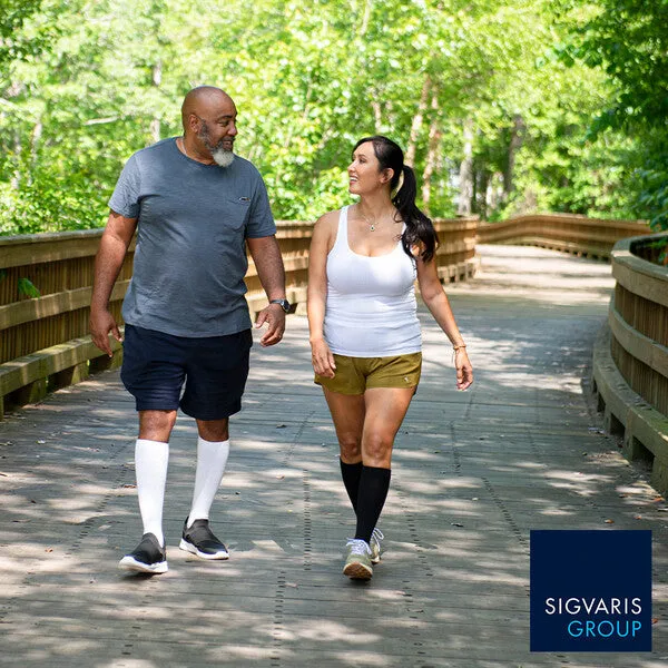 SIGVARIS | Athletic Recovery Socks | Knee High | Unisex | 15-20mmHg