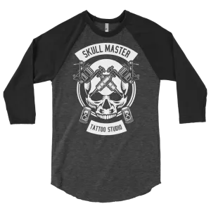 SKULL MASTER INK  RAGLAN TSHIRT