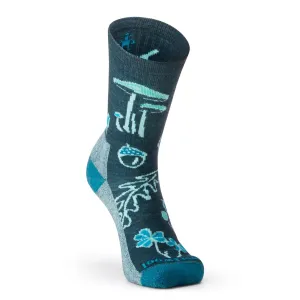 Smartwool Everyday Forest Loot Light Cushion Crew Socks - Twilight Blue