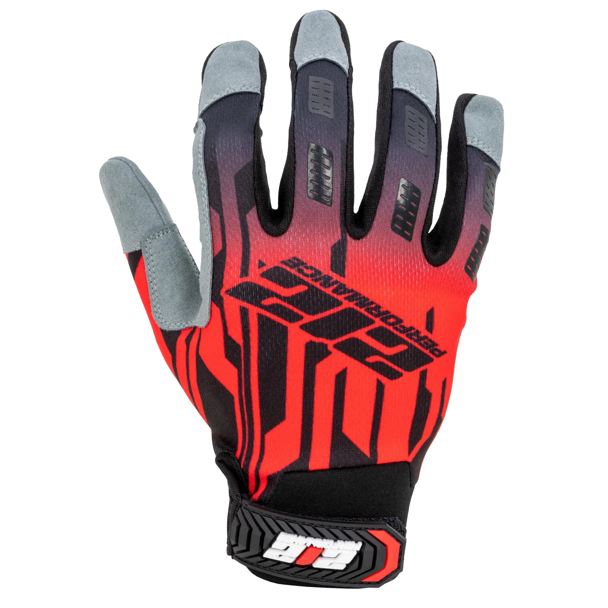 Snag Resistant Breathable Wrencher Work Gloves in Red, Gray, and Black