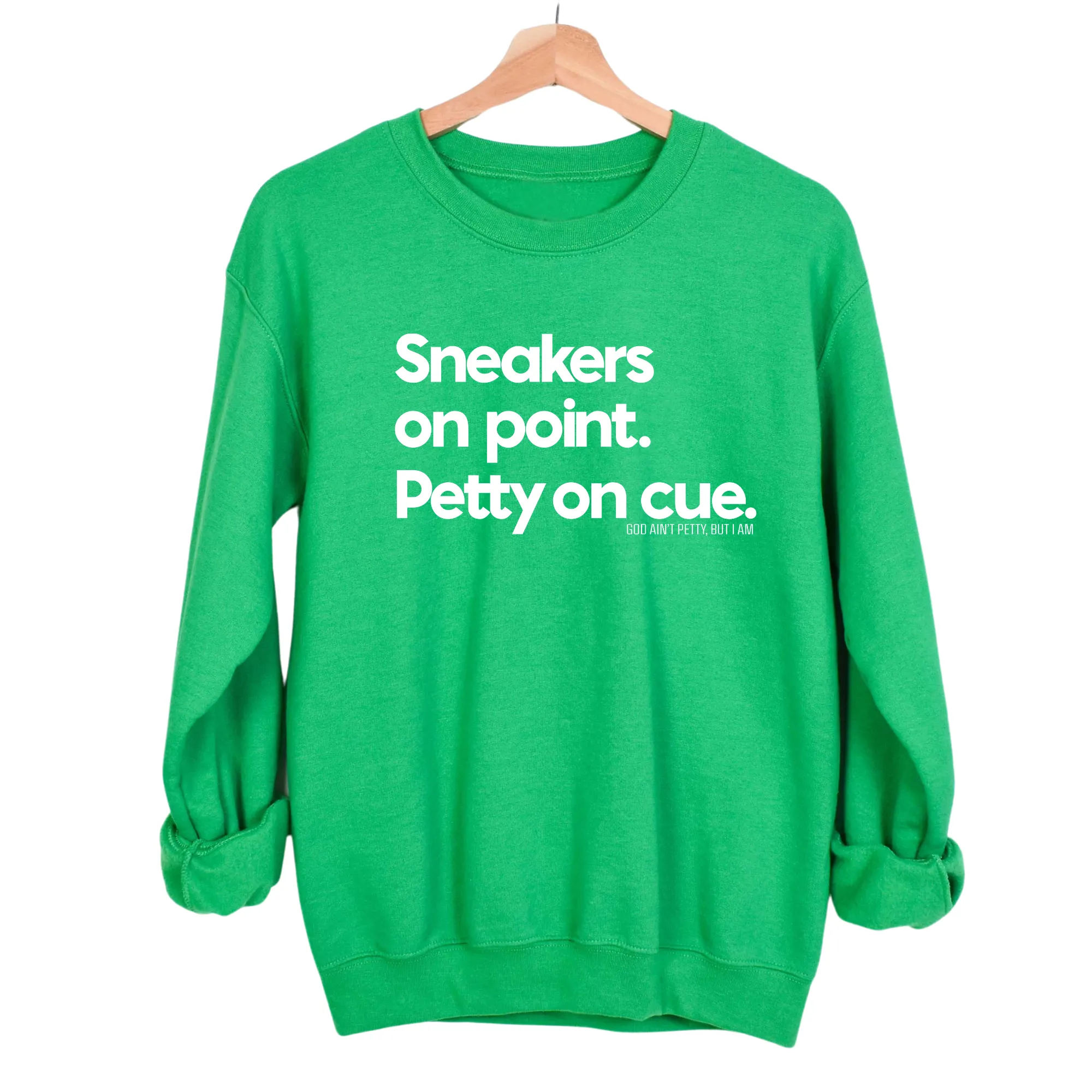 Sneakers on point. Petty On Cue Unisex Sweatshirt