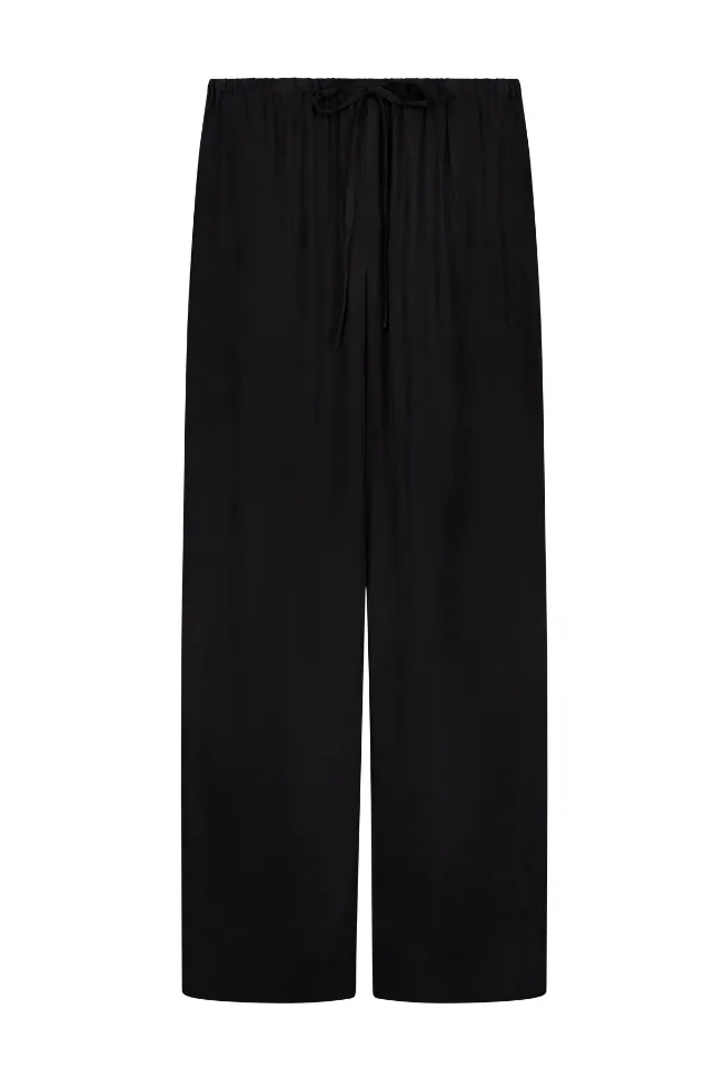 Sophie - Every Day Trouser, Charcoal Cupro