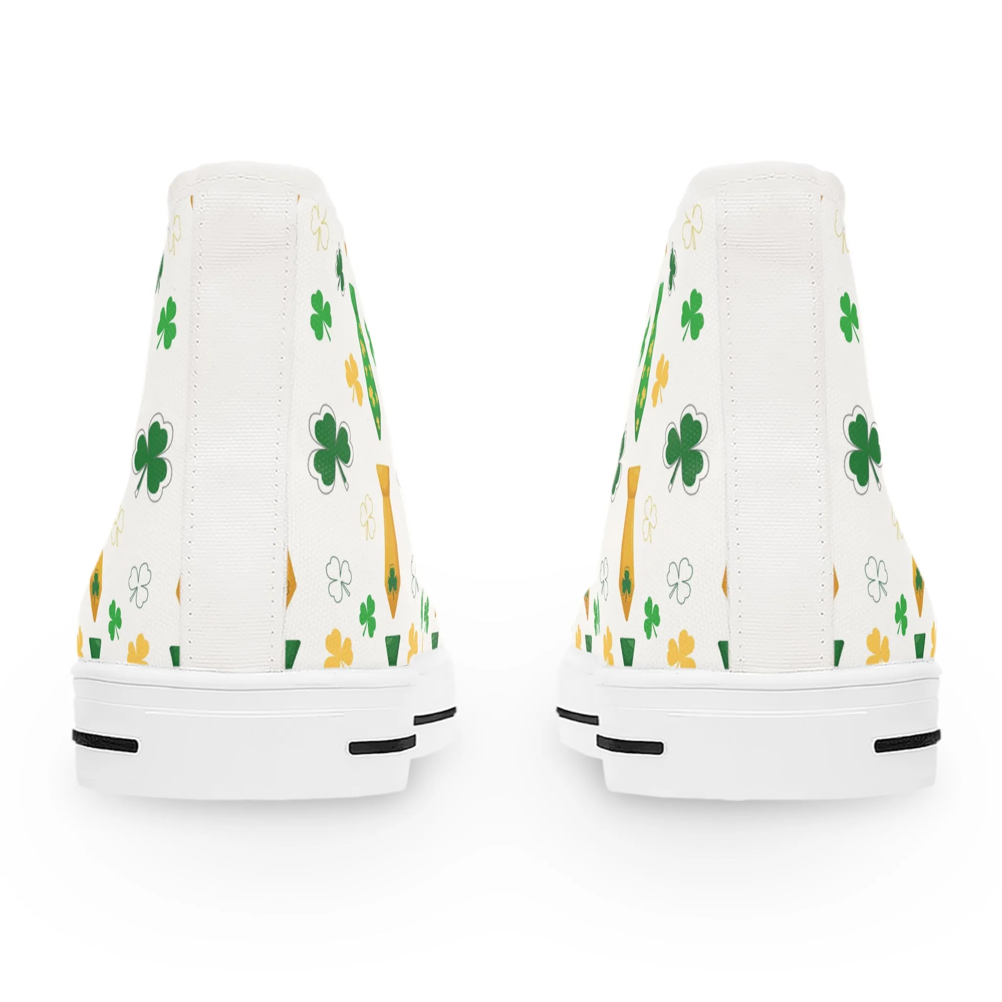 St. Patrick's Day Ties Women's High Top Sneakers