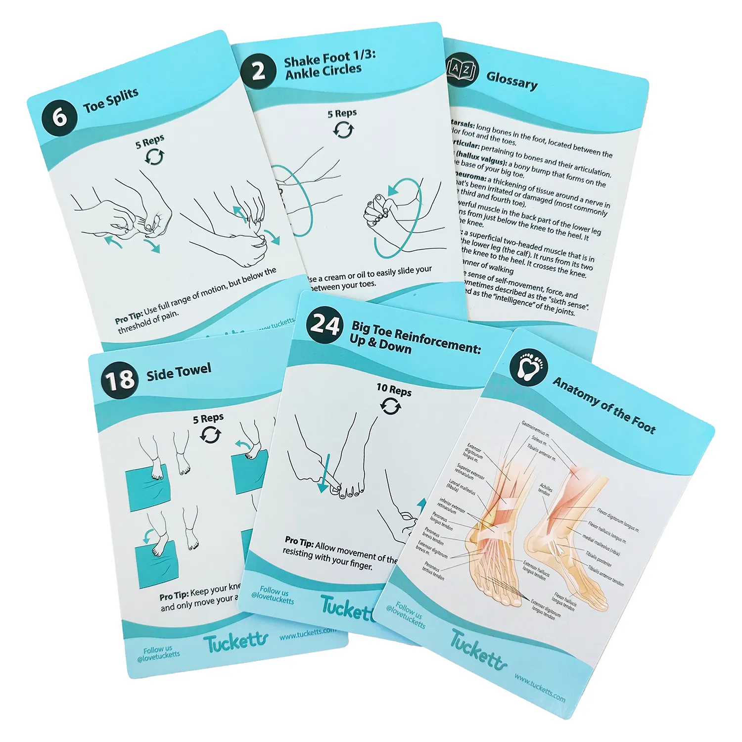 STEP UP Foot & Ankle Exercise Card Deck