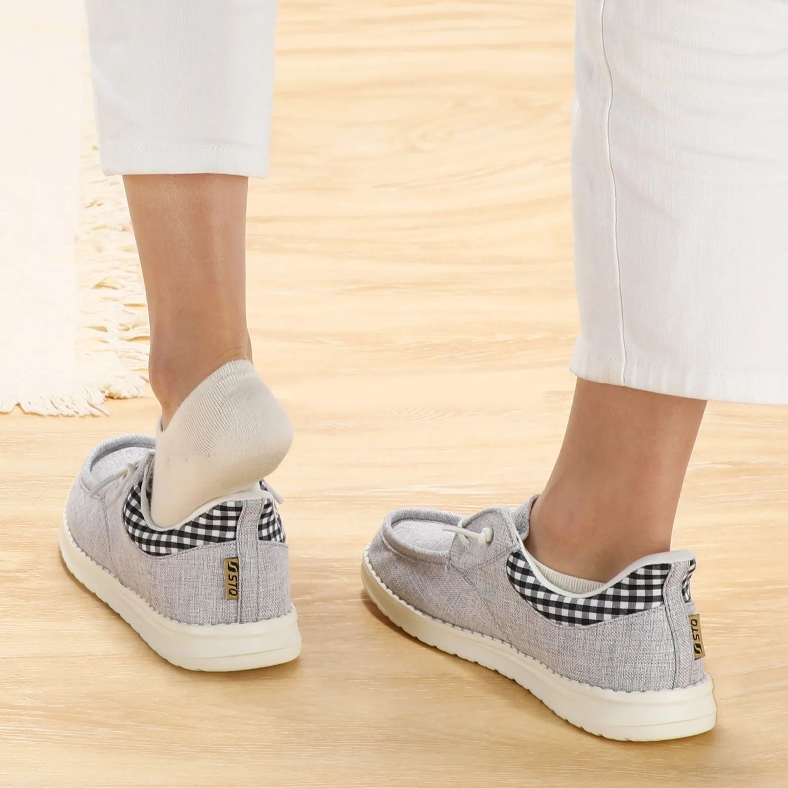 STQ Ease in Women Maternity Orthotic Loafers