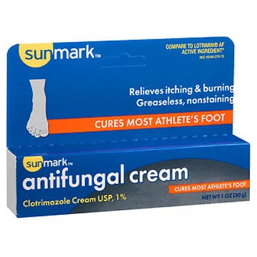 Sunmark Antifungal Cream Clotrimazole 1% Count of 1 By Sunmark