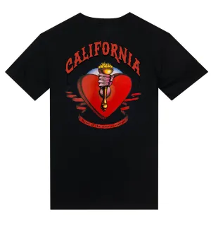 T-Shirt " Rick Griffin"California modifié par punk and coton