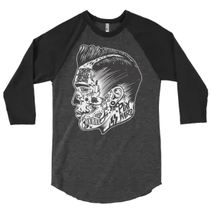 TATTOO FACE RAGLAN TSHIRT