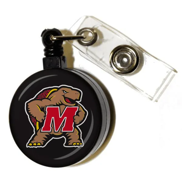 Testudo (Black) / Retractable Badge Holder