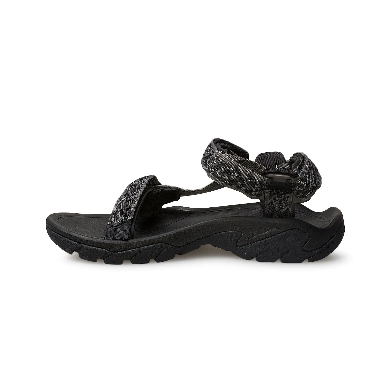 Teva Terra FI 5 Universal Wavy Trail Black Sandals - Men's