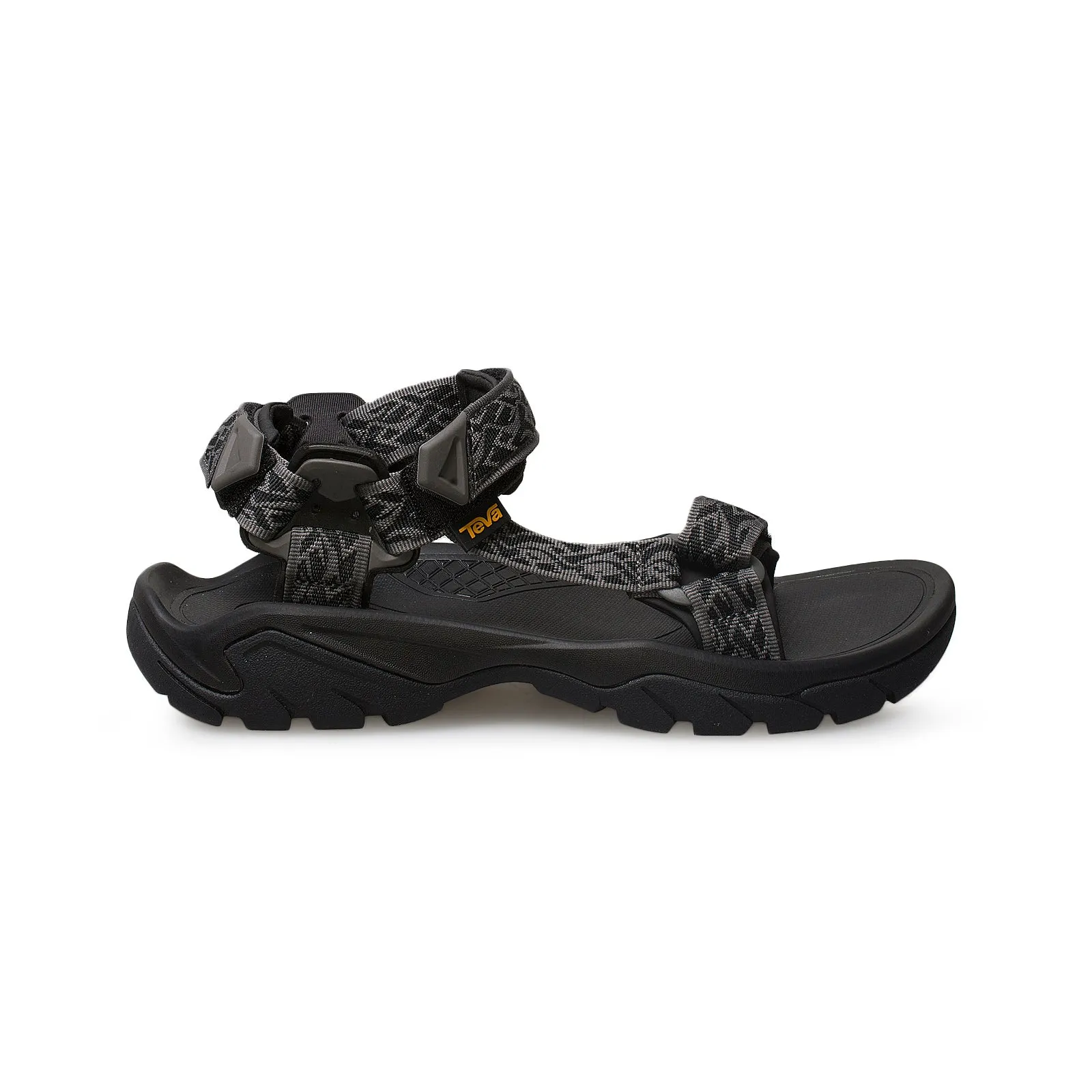 Teva Terra FI 5 Universal Wavy Trail Black Sandals - Men's