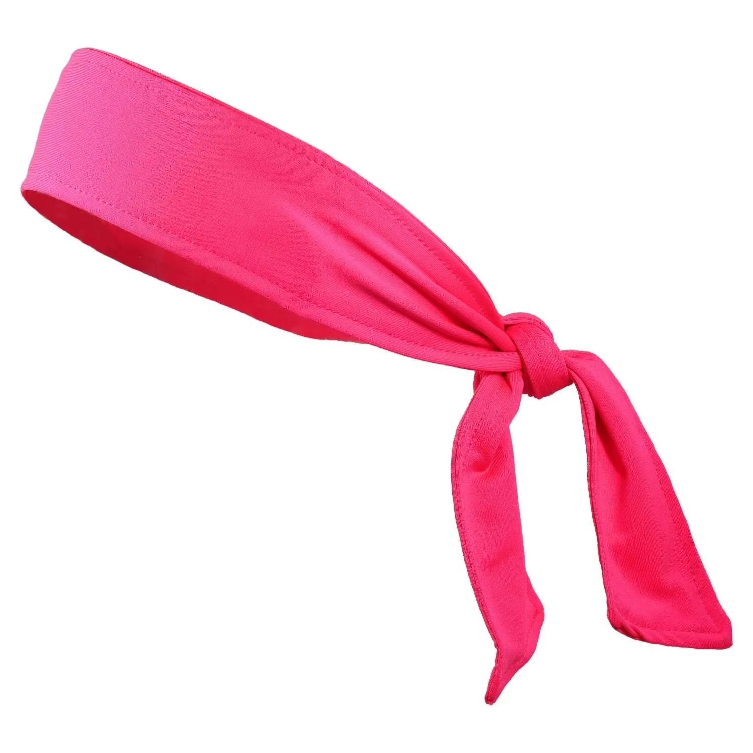 Tie Back Headband Moisture Wicking Athletic Sports Head Band You Pick Colors & Quantities