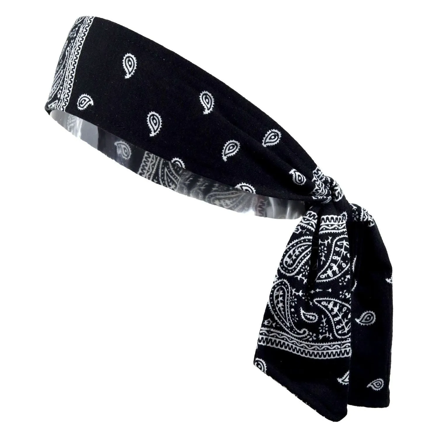 Tie Back Headband Moisture Wicking Athletic Sports Head Band You Pick Colors & Quantities