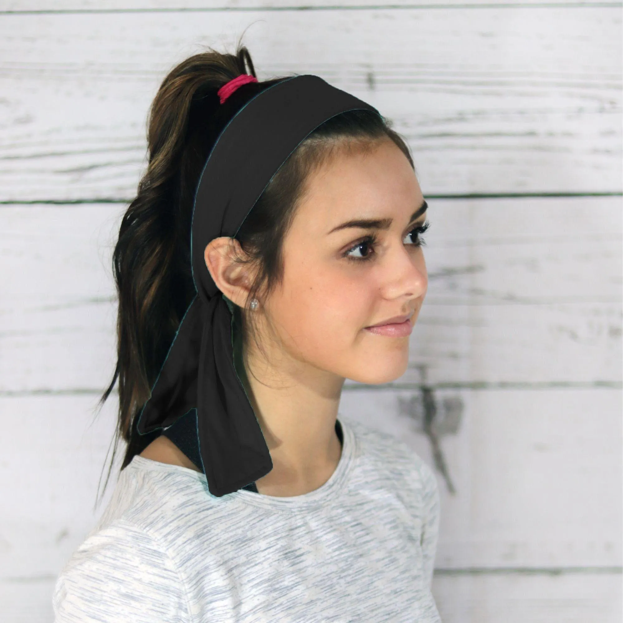 Tie Back Headbands 12 Moisture Wicking Athletic Sports Head Band You Pick Colors & Quantities