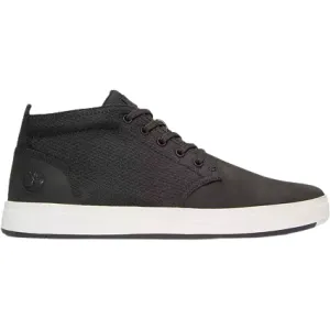 Timberland Men's Davis Square Chukka Shoes - Black Nubuck