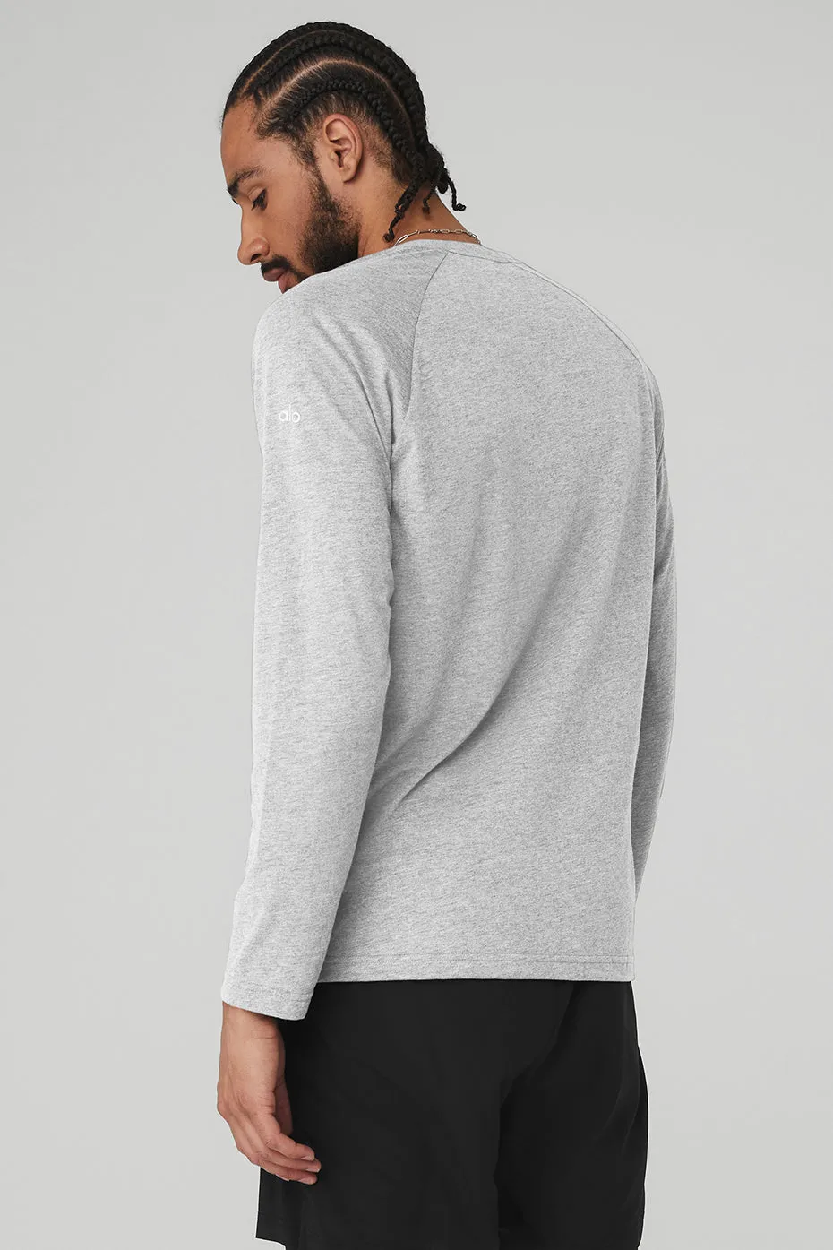 Triumph Long Sleeve Tee - Athletic Heather Grey