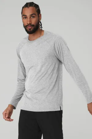 Triumph Long Sleeve Tee - Athletic Heather Grey