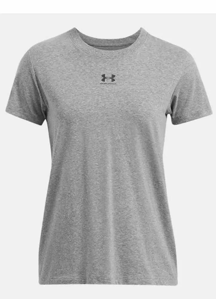 UA Rival Core SS in Grey by Under Armour