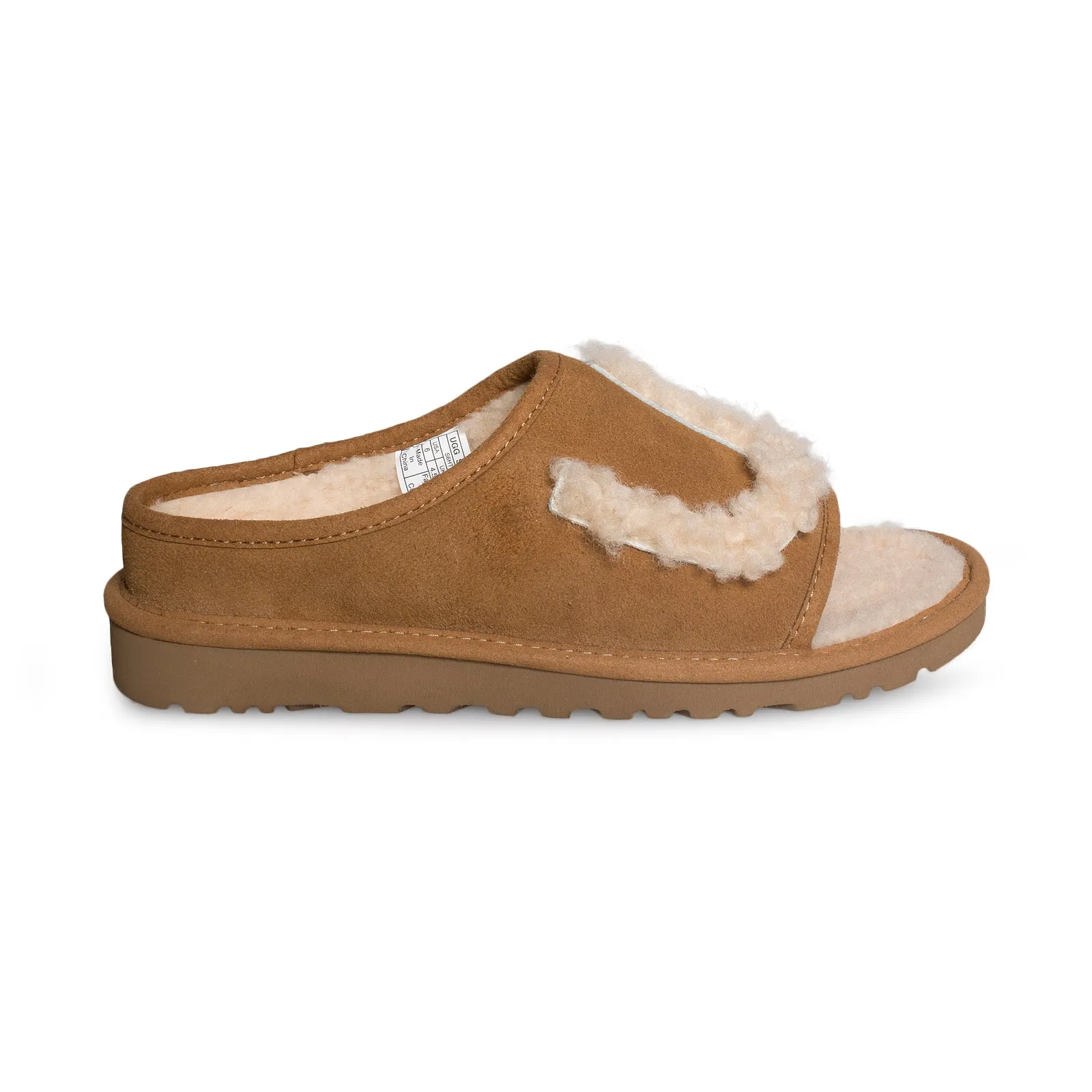 UGG Slide Chestnut/Natural Slippers - Women's