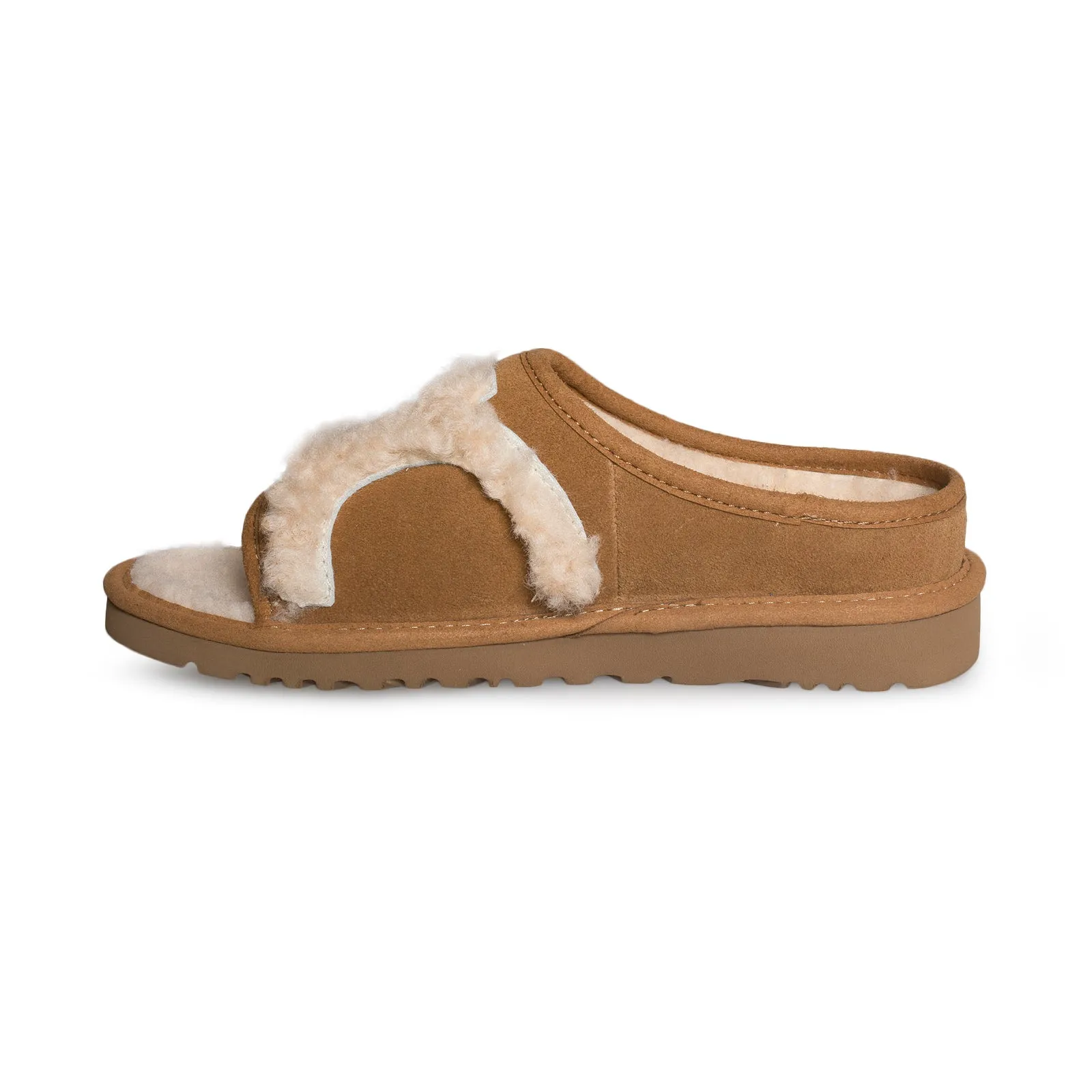 UGG Slide Chestnut/Natural Slippers - Women's